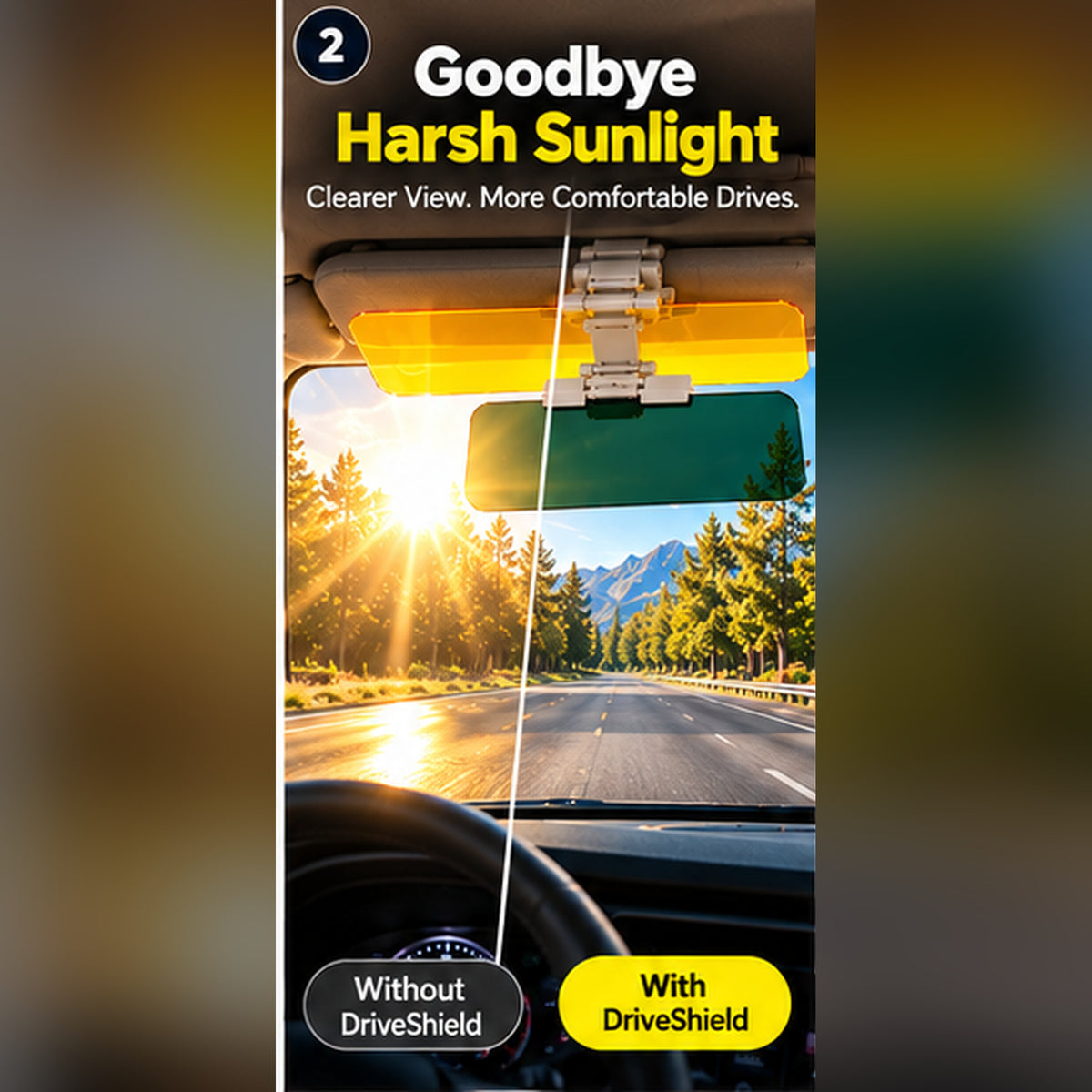 DriveShield™ Dual-Mode Driving Glasses